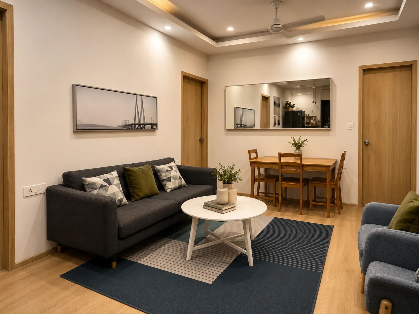 Lounge seating area